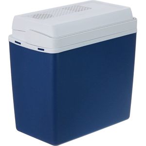 Elektrische Koelbox - DC elektrische koelbox, 21 liter, 12 V voor auto's en vrachtwagens, blauw