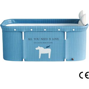 Opvouwbare Badkuip - Badkuip, opvouwbaar, 120 x 60 cm, mobiele, draagbare badkuip, emmer-kit, inweken, staande badkuip, spa-badkuip, voor gezin, badkamer