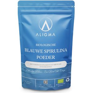 Aligma Blauwe Spirulina Poeder Biologisch