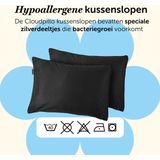 Kussenslopen - Wit - Katoen - Set van 2