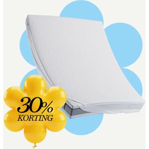 Opvouwbaar matras 140 x 200 cm schuimdikte 10cm - 23D spons - Oeko-Tex gecertificeerd - witte Opvouwbaar matras 140 x 200 cm schuimdikte 10cm - 23D spons - Oeko-Tex gecertificeerd - witte