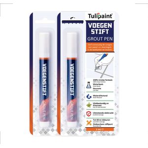 Tulipaint - Voegenstift - Wit - DuoPack - Voegenmarker