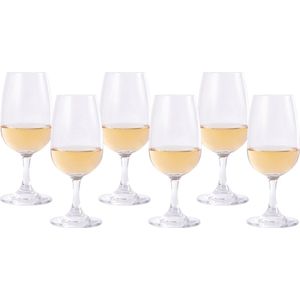 Vinata Forli INAO degustatieglazen - 6 stuks - Wijnproeverij - proefglazen set - Wijnglas kristal - transparant Kristalglas WK-VIN1201