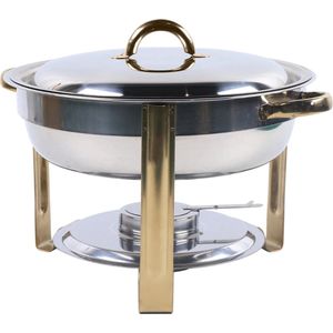 Chafing Dish - Warmhoudbakken - Warmhoudplaat - 4 Liter