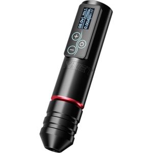 Tattoo Machine - Tattoo Set - Beginner Set - Gevorderden Set - Draadloos - 10.000 RPM - 2400 mAh - Rood