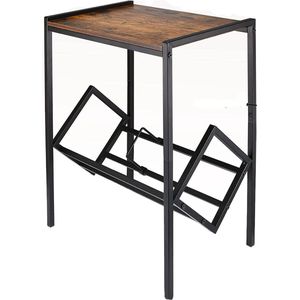 LP Opbergsysteem - Zwart met Hout