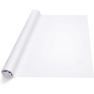 Whiteboard Folie XL Elektrostatisch (300 x 90 cm) - Whiteboard - Beschrijfbare Muurfolie - Elektrostatische Whiteboardfolie - Schoolbord Folie - Memobord Folie - Elektrostatische Folie
