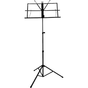 Muziekstandaard Inklapbaar & Verstelbaar - Zwart - 140 cm - Bladmuziek houder - Lessenaar voor Bladmuziek