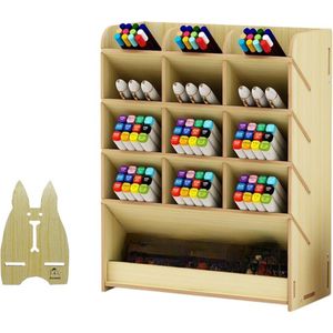 Large Wooden Pencl Holder Bg Pencl Holder Desk Decor | Etsy - View #12