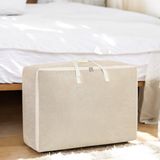 Opbergzak XXL Dekbed Beige 70 x Opbergtas voor Dekbed en Kleding Kledingzak XXL