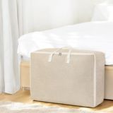 Opbergzak XXL Dekbed Beige 70 x Opbergtas voor Dekbed en Kleding Kledingzak XXL