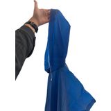 Regenponcho - Blauw - One size fits all - Fietsponcho - Wanderlponcho - Regenpak - Regenjas