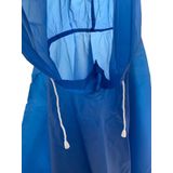 Regenponcho - Blauw - One size fits all - Fietsponcho - Wanderlponcho - Regenpak - Regenjas