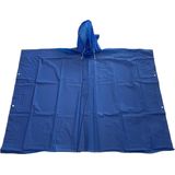 Regenponcho - Blauw - One size fits all - Fietsponcho - Wanderlponcho - Regenpak - Regenjas