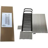 Schoenenrek - Zwart - Hout - 3 Laags