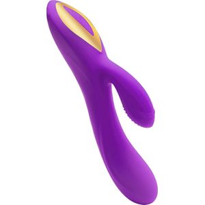 Yonovo® Sexs Vibrator - Rabbit Tarzan - Seksspeeltjes Vrouwen - Clitoris en G-spot stimulator - Paars