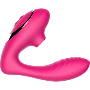 Yonovo® U-shape luchtdruk vibrator - G Spot Stimulator & Clitoris Masturbator- Seksspeeltjes vrouwen - Erotiek Toys - Roze
