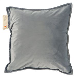 Pleafs® Warmtekussen - Plush - Draadloos - Elektrisch Oplaadbaar - 45x45cm - Black Coral