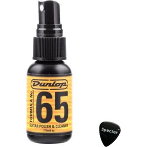 Dunlop Formula 65 Gitaar Polish & Cleaner - Met Specter Plectrum