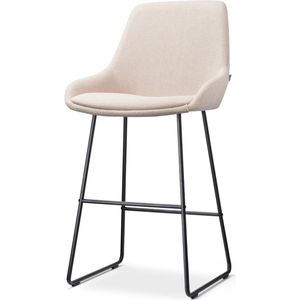 Nolon Nino-Isa barkruk beige - zwart onderstel - 65 cm