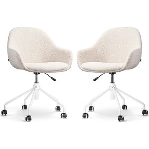 Pronto Wonen Eetkamerstoel Meltina Draaibaar Beige