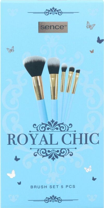 Sence - Royal Chic - Make-upgeschenkset - 5-delig - Borstels