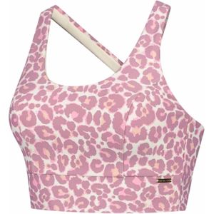 Top Deblon Women Michelle Leopard Dusty Rose-XL