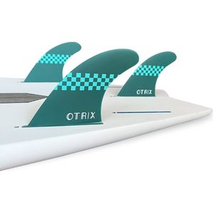 Otrix Fiberglass Thruster Surfboard Vinnen/Fins - Futures Fin Systeem – Maat S