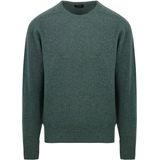 William Lockie Rosemary - Heren Pullover - Groen - Lambswool