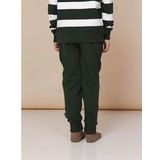 SNURK - Kids Pyjamabroek - Donkergroen - 95% Katoen 5% Elastaan