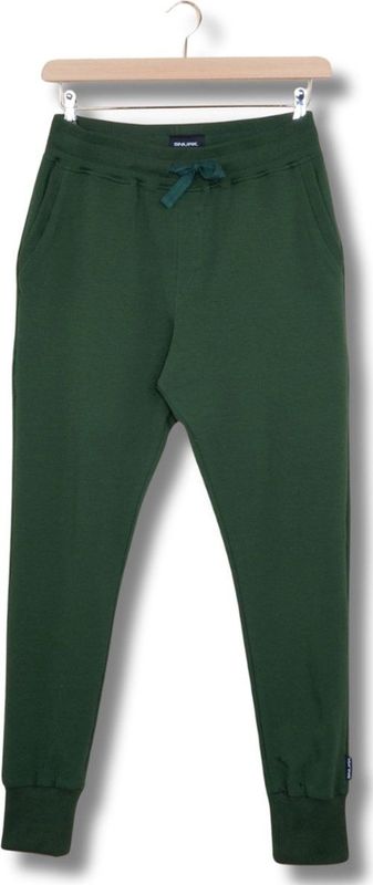SNURK - Kids Pyjamabroek - Donkergroen - 95% Katoen 5% Elastaan