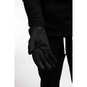 24 Uomo Handschoenen Heren Zwart M/L