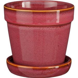 Mica Decorations - Clint - Bloempot - Roze - Ø 13 H 11 cm