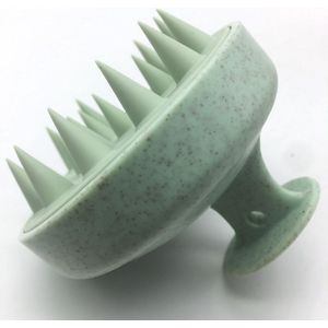 Waledano® Shampoo Massageborstel - Hoofdhuid Borstel - Siliconen Haarborstel - Anti Roos - Scalp Massage Brush - Groen