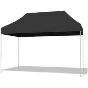 Easy up 3x4,5m zwart 30mm (aluminium buizen) zonder zijwanden semi prof partytent opvouwbaar