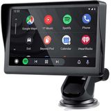 VCTparts Smart Navigatiesysteem Touchscreen Scherm met Zuignap 7inch Scherm [Draadloos Apple Carplay & Android Auto]