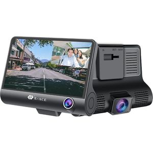 VCTparts Dashcam HD 1080P Auto Recorder met Continue Voeding en Scherm Zwart