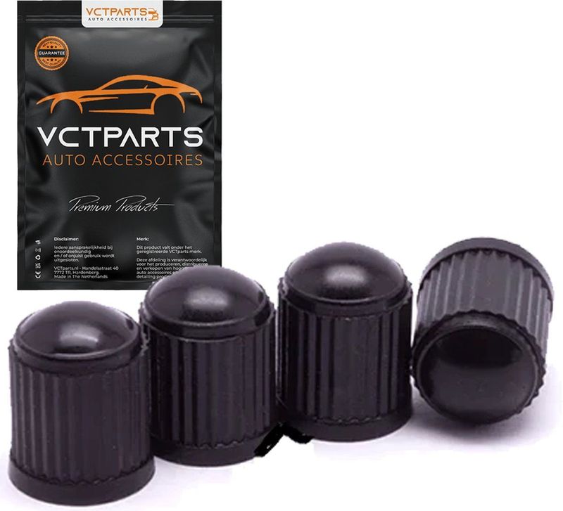 Wieldoppen - Zwart - Set van 4 Stuks - Antilek en Luchtdicht