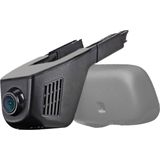 VCTparts Dashcam HD 1080P Wifi Auto Video Recorder voor Achter Spiegel Zwart
