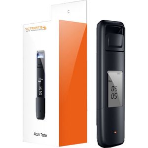 VCTparts Alcohol Blaastest Digitaal met LED Scherm Oplaadbaar Non-Contact met Hoge Nauwkeurigheid Promille Percentage Testen