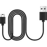 VCTparts Dashcam 3.5m Mini-USB naar USB-A Recorder Voeding Kabel Zwart [5V/2A]