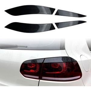 VCTparts® Volkswagen Golf 6 Achterlicht Booskijker Wenkbrauw Carbon (set) Ooglid VW