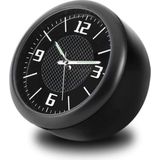 VCTparts Chique Auto Klokje Opplakbaar en Clip - Dashboard Clock Tijd Zwart