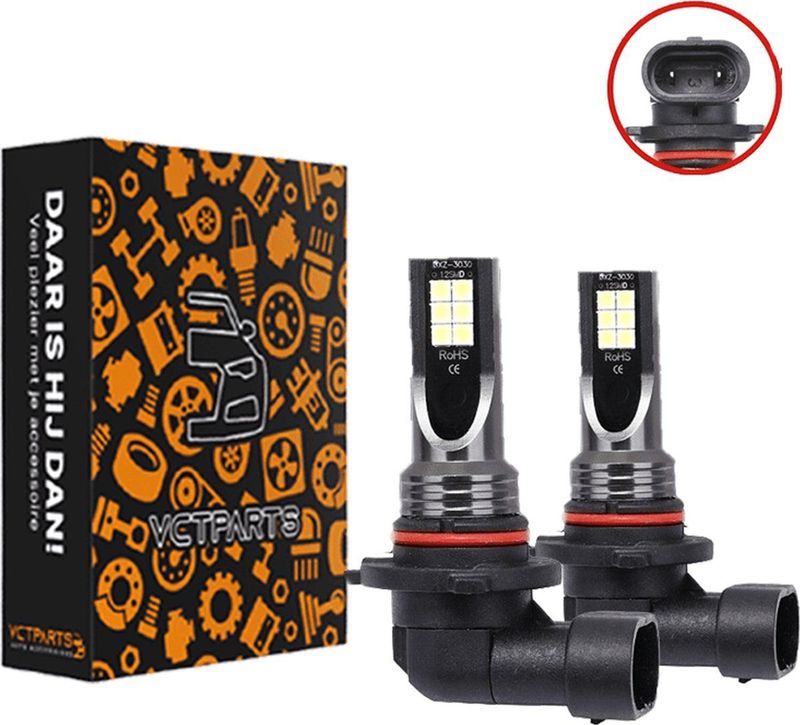 HB3 9005 - LED Mistlampen - 6000K - Hoogwaardige Kwaliteit - Set