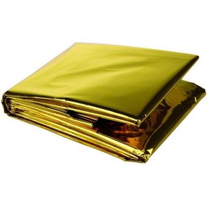 VCTparts EHBO Survival Noodgeval Deken Waterdicht Goud - Zilver 130x210cm [Thermische Deken]
