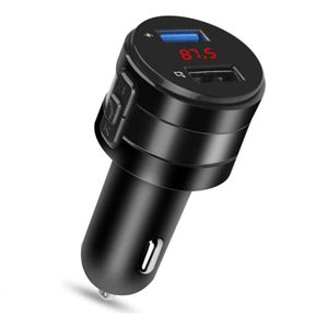 VCTparts Bluetooth FM Transmitter / Car Kit / Autolader / Muziek / GSM lader Zwart