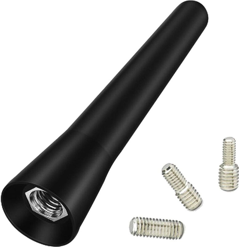 VCTparts FM/AM Auto Antenne Mini Universeel Zwart (6.5 cm)