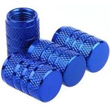 VCTparts - Universele Ventieldoppen - Blauw - Set van 4 Stuks - Aluminium