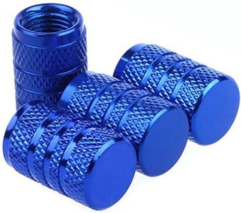 VCTparts - Universele Ventieldoppen - Blauw - Set van 4 Stuks - Aluminium