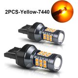 VCTparts - High Power T20 LED Lamp Bol - Oranje / Amber Geel - Set van 2